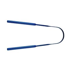 Raspador de Lengua Azul Marino de Acero Inoxidable en Forma de U, Higiene Bucal, Eliminador de Bacterias y Mal Aliento, Premium para Adultos, Uso Diario - Product Image 3