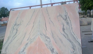 Udaipur Pink <b>Marble</b> Blocks Natural Stone with Soft Pink Veins Ideal for Premium Flooring Wall Panels Countertops and Interiors - Product Image 4