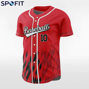 Camiseta de Béisbol Personalizada 2026 de Alta Calidad, Transpirable, de Secado Rápido, 100% Poliéster, Uniforme de Equipo con Logotipo, Nombre y Número Personalizados - Product Image 5