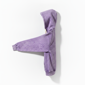 Sudadera con Capucha Unisex Color Lavanda, Corte Regular, Felpa Francesa, Informal, con Bolsillo Delantero, para Invierno - Product Image 3