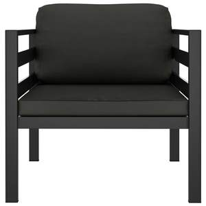 Canapé de jardin individuel anthracite - Product Image 3