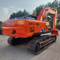 Excavatrice d'occasion HITACHI 250 ZAXIS 25 tonnes, qualité supérieure, 90% neuve, moteur d'origine japonaise EPA CE, modèle 2023, pour usage agricole