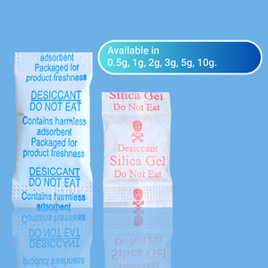 ซิลิกาเจล 1 กรัม สารดูดความชื้นเกรดอาหาร ปลอดสารพิษ ดูดซับความชื้น ป้องกันเชื้อรา ป้องกันความเสียหายจากความชื้น สำหรับพลาสติก อุปกรณ์อิเล็กทรอนิกส์ - Product Image 4