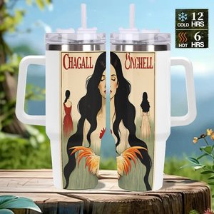 Gobelet isotherme de 40 oz avec poignée, en acier inoxydable, pour les professionnels des transports publics - Product Image 2