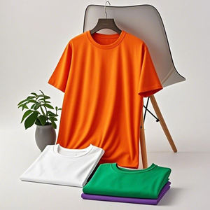 Camiseta de Hombre de Talla Grande, Oversize, Casual, de Lujo, 100% Algodón, de Peso Pesado, con Logotipo Personalizado, Directo de Fábrica en Bangladesh - Product Image 1