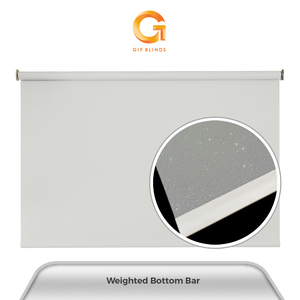 Mejor Proveedor GB10075 137x183 Persianas Enrollables Blancas Ignífugas, Más Vendidas en Malasia, OEM B2B, Aplicación para Hogar y Oficina, Protección Solar - Product Image 3