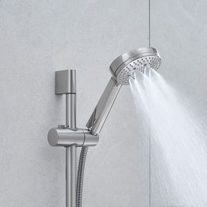 Sistema Doccia con Barra Scorrevole da 10 Pollici, Set Completo di Doccette e 5 Getti, Combo Doccia a Mano e a Parete, Set di Accessori per Bagno - Product Image 4