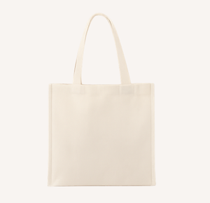 Sac fourre-tout en toile personnalisé, réutilisable, écologique, pour la plage, taille moyenne, avec poignée épaule, pour le shopping - Product Image 2