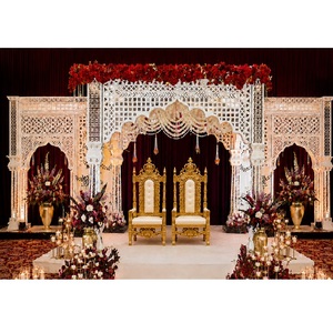 Stunning <b>Mirror</b> Mosaic Arches for Perfect Dreamy Backdrop Elegant White <b>Mirror</b> Wedding <b>Panels</b> with Gold Chairs <b>Mirror</b> Screens - Product Image 1