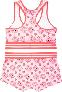 Conjunto de Dos Piezas, Top Corto con Tirantes Finos y Pantalones Cortos de Cintura Alta, Transpirable, de Poliéster/Algodón, para Yoga, Verano, Casual, para Mujer - Product Image 4