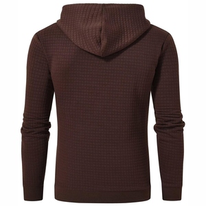2025-26 OEM Service Best <b>Design</b> Men's 100% Cotton Winter Print Half Zip Hoodies Lightweight Low Price Solid Color Breathable for - Product Image 3