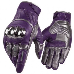 Winter Motorbike Leather <b>Gloves</b> Waterproof Thermal Lined Biker <b>Gloves</b> for Western Market Trending Wear - Product Image 4