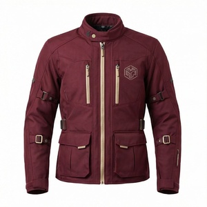 Chaqueta de Motociclista de Cuero Genuino para Hombre de la Mejor Calidad, Nueva Colección de Invierno, Chaquetas de Motocicleta con Protecciones Desmontables Personalizadas - Product Image 1