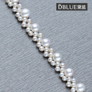 สร้อยคอมุกทรงกลมสีขาวผสมหลากสี สไตล์ทันสมัย ปี 2018 รุ่น Tilian 2018  ประเภทสินค้า สร้อยคอมุก - Product Image 4