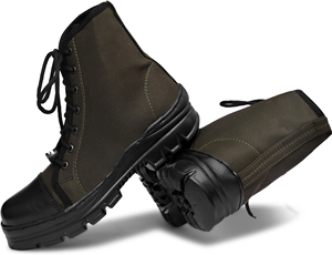 High Quality Denim Boots For Men Durable Lace Up Ankle Boots With Soft Inner Cushioning Strong Grip Sole Ideal For Casual - Product Image 2