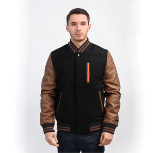 Men's <b>Varsity</b> <b>Jackets</b> Wholesale Blank <b>Varsity</b> <b>Jackets</b> Custom logo <b>Plain</b> <b>Varsity</b> <b>Jacket</b> for Men Breathable Custom Fashion OEM - Product Image 1