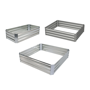 Jardinière de jardin surélevée en acier allié durable, jardinières modulaires en carton ondulé, boîtes de jardin pour légumes, fleurs, pommes - Product Image 1