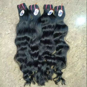 Extensions de cheveux ondulés naturels de luxe, provenant d'un seul donneur, en lots, à ondulations profondes, épaisses et pleines aux pointes - Product Image 1