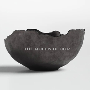 Modern Style Aluminum Metal Unique Shape Gold Plated Decorative Bowl Japanese Best Selling Creative Handcrafted - Product Image 5