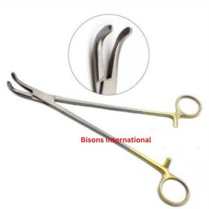 ที่จับเข็มโค้ง Heaney ขนาด 26 ซม. ยี่ห้อ BISONS ผลิตจากทังสเตนคาร์ไบด์ TC สำหรับผ่าตัด ทำจากสแตนเลสสตีล - Product Image 3