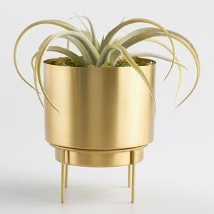 Elegant Garden <b>Pots</b> & Planters <b>Flower</b> <b>Pots</b> & Planters <b>Large</b> Outdoor Metal Planter with Stand for Beautiful Home Decor - Product Image 4