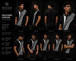 Polo de Punto Ligero Premium 2026, 100% Algodón, Polo Estampado para Hombre, Polo de Manga Corta Estampado de Algodón - Product Image 4