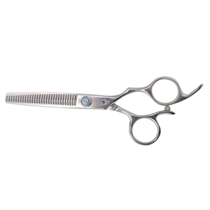 Ciseaux de coiffure professionnels de 6 pouces à double lame pour hommes, outil de beauté avec manche en acier inoxydable - Product Image 2