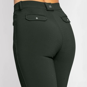 High Quality 4-way Stretch Horse Riding Breeches <b>Leggings</b> Tights <b>Equestrian</b> Wear Pants on Technical Fabric with Soft Feel - Product Image 6