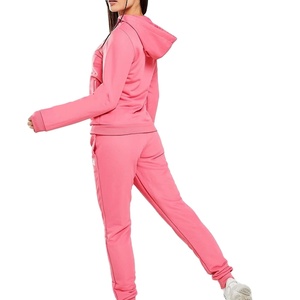 Survêtement personnalisé pour femmes polaire de haute qualité séchage rapide coton polyester matériel manches complètes survêtement ensemble survêtement femmes costume - Product Image 5