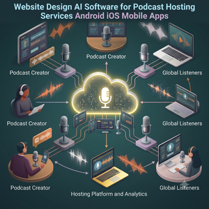 ซอฟต์แวร์ AI สำหรับบริการจัดทำพอดแคสต์ ออกแบบเว็บไซต์ แอปพลิเคชันมือถือ Android iOS ปลั๊กอิน WordPress Shopify ซอฟต์แวร์ AI สำหรับอีคอมเมิร์ซ - Product Image 3
