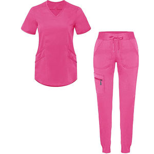Summer Stretch Medical <b>Scrubs</b> <b>Set</b> for Women Jogger Style Nursing Uniform Comfortable Fit Women Summer <b>Scrubs</b> <b>Set</b> Stretch Fabric - Product Image 5
