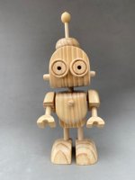Figurine décorative en bois d'animal style Art déco, accent décoratif pour bureau/table/étagère, décoration intérieure