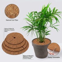 Paillis de coco organique en fibres de coco, tapis brun style moderne, largeur 1200 mm (4 pieds), film de paillage de jardin réutilisable et respirant