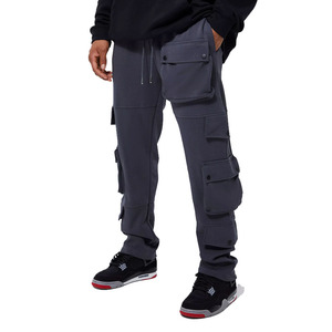 Pantalon cargo pour homme, très demandé, best-seller, respirant, séchage rapide, léger, en toile, avec logo de marque, style streetwear. - Product Image 1