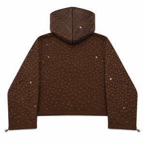 Sudadera Deportiva de Manga Larga con Logotipo Personalizado, Nueva Tendencia, Sudadera Unisex con Efecto Deslavado por el Sol, Sudadera con Pedrería Sintética Lavada al Ácido para Hombre - Product Image 6