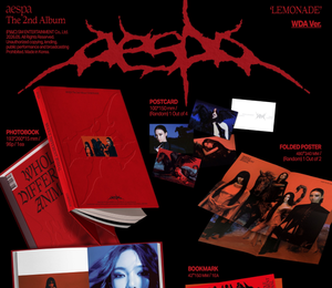 อัลบั้มชุดที่ 2 ของเอสปา [LEMONADE] (เวอร์ชั่น WDA) แผ่นซีดีเพลงป๊อปเคป๊อป (วัสดุกระดาษพลาสติก) เกาหลี สำหรับทุกวัย BW-155 KR - Product Image 3