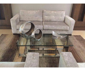 Plateau de service rond en bois de luxe au design classique, durable et écologique, fait main, décoration d'intérieur pour chambre, cuisine, table basse - Product Image 4
