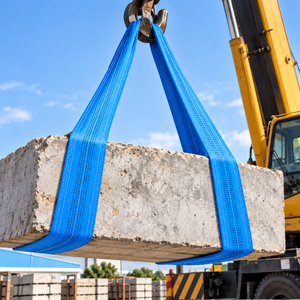 Sangle plate en polyester haute ténacité 8 tonnes pour usage professionnel, fabrication export mondiale - Product Image 2