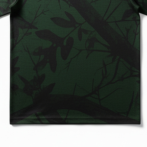 เสื้อยืดลายเปลือกไม้เหมือนจริงสำหรับล่าสัตว์ ผู้ชาย เสื้อผ้าสำหรับการล่าแบบเงียบ น้ำหนักเบา ทรงแอธเลติก ชุดชั้นในทางยุทธวิธี - Product Image 4