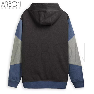 Sweat à capuche pour homme, style urbain, multi-tons, en coton molletonné, coupe moderne, haute qualité, doux et respirant. - Product Image 5