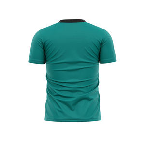 เสื้อแขนสั้นผู้ชาย ผ้าฟลีซ แห้งเร็ว เป็นมิตรกับสิ่งแวดล้อม ผ้าฝ้าย 100% กันยับ พิมพ์ลายแบบซับลิเมชั่น - Product Image 6