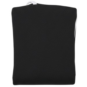 Pantalon de jogging tricoté noir à rayures latérales unisexe, en maille douce, taille élastique, décontracté, streetwear, idéal pour l'hiver et la détente - Product Image 5