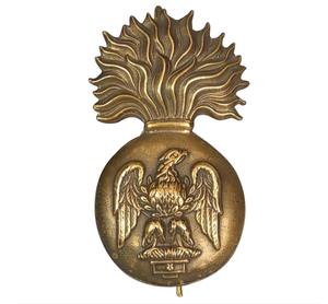 Antique Irish Style Brass Glengarry Cap Badge Post 1903 Vintage <b>Hat</b> Badge Rare Finish - Product Image 3