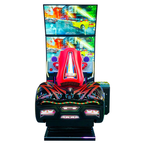 เกมแข่งรถหยอดเหรียญ Hurricane Racing Dx จอคู่ 55 นิ้ว 1PL จอแสดงผลคู่แบบมืออาชีพ สำหรับเล่นดริฟท์ในห้างสรรพสินค้า - Product Image 3