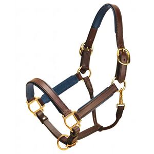 Cabestro de Cuero Inglés de Calidad Suave para Carreras de Caballos Horsekraft, Costuras Elegantes, Hebillas de Latón Macizo, Acolchado Suave, Duradero y Personalizable - Product Image 6