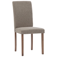 Silla de Comedor NUHOOM de Estilo Moderno de Mediados de Siglo, Tapizada en Tela, Patas de Madera, Precio Económico, Garantía de 1 Año, Uso Doméstico, Directo de Fábrica