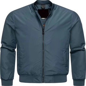 Chaquetas para Hombre de Alta Calidad al por Mayor OEM, Chaqueta Bomber Personalizada de Nailon Acolchado con Cierre de Cremallera, Ropa de Abrigo Casual para Invierno - Product Image 1