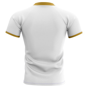 Hot Selling Breathable Quick Dry 100% Polyester Unisex Adult Rugby Jersey Uniform Solid Color Customizable Team <b>Name</b> Number - Product Image 2