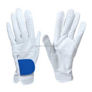 Accessoire de sport de qualité supérieure personnalisable gant de golf en peau de mouton véritable blanc respirant pour hommes femmes de haute qualité personnalisé - Product Image 1