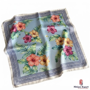 Soft Lightweight Printed <b>Scarf</b> Head <b>Scarf</b> Classic Modern Pattern Elegant Casual Everyday Wear OEM ODM Textile Manufacturer Bali - Product Image 1